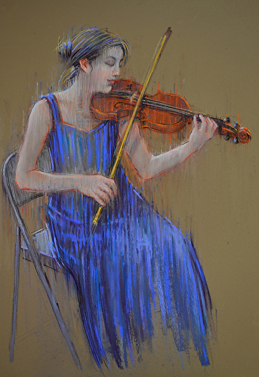 September McGee - Work Zoom: The Violinist II