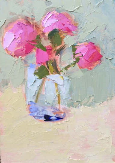 Carol Maguire - Work Zoom: Tiny Peonies