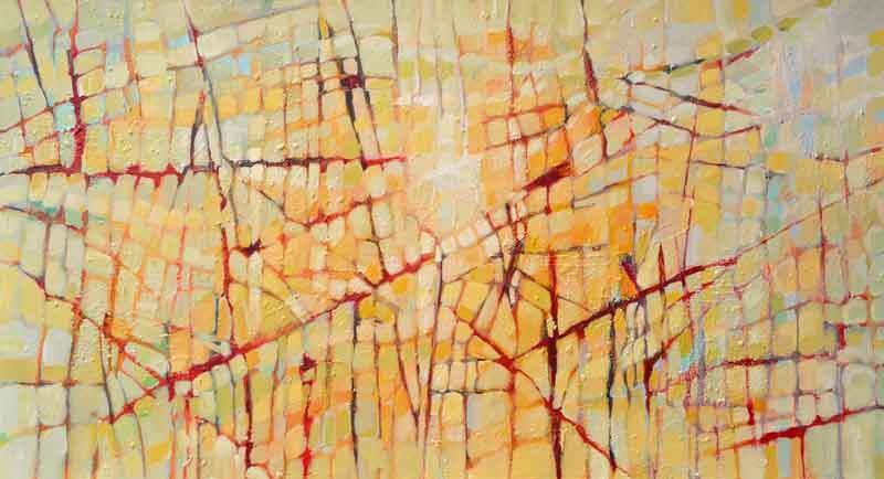 Making Connections by Filomena Booth Acrylic ~ 20" x 36"