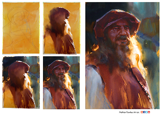 Nathan Fowkes on Color, Drawing, Composition and Watercolor