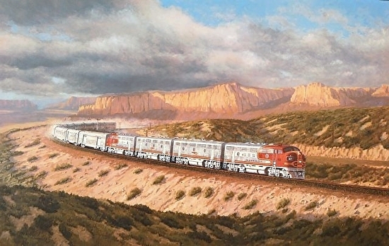 Rod Aszman - Work Detail: Santa Fe Railway Super Chief in Arizona