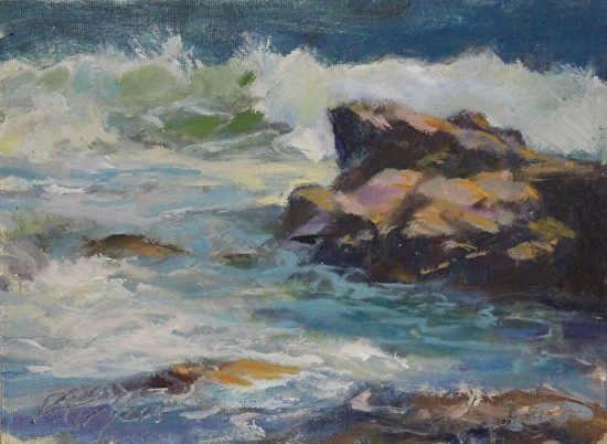 Peter Yesis - Work Zoom: Surf at Cape Elizabeth