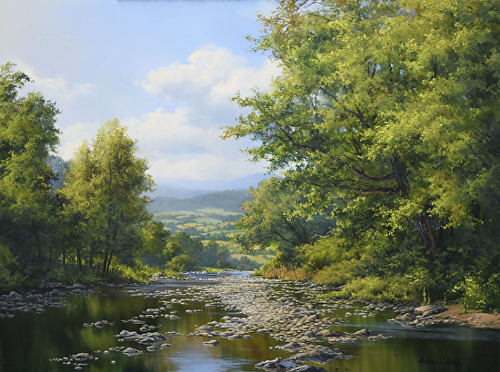 Andrew Orr - Work Zoom: High Summer, Low Water of the Lamoille