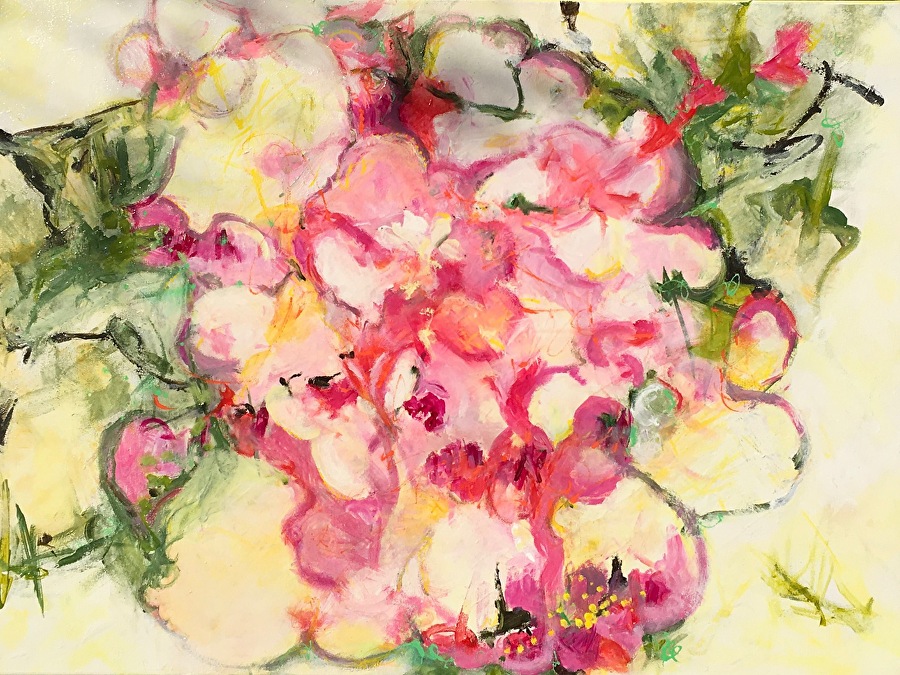 Full Bloom by Pamela Lordi Acrylic ~ 22" x 30"