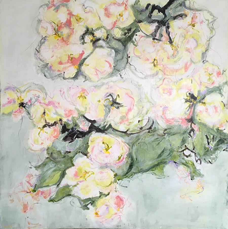 SPRINGING OF THE YEAR by Pamela Lordi Acrylic ~ 36" x 36"